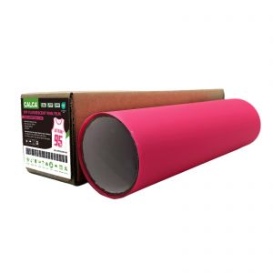CALCA 23.6in x 32.8ft/60cm x 10m DTF Fluorescent Pink Film Roll, Cold Peel