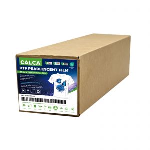 CALCA 23.6in x 164ft/60cm x 50m DTF Pearlescent Colorful Film Roll,Cold Peel