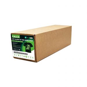 CALCA 23.6in x 328ft/60cm x 100m DTF Glow in the Dark Luminous Film Roll,Cold Peel