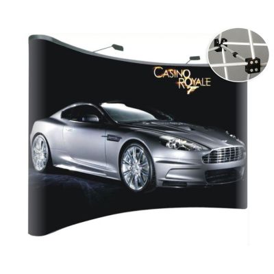 Pop Up curvo Display-Conexiones magnéticas de 10ft 