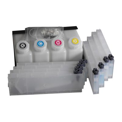 Sistema de tinta a granel Mimaki -- 4 Botellas, 8 Cartuchos