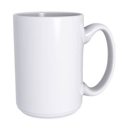 Tazas blancas para sublimación de15 OZ .