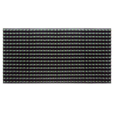 Pantalla LED verde al aire libre P10 Módulo Matriz Verde 16 x 32cm