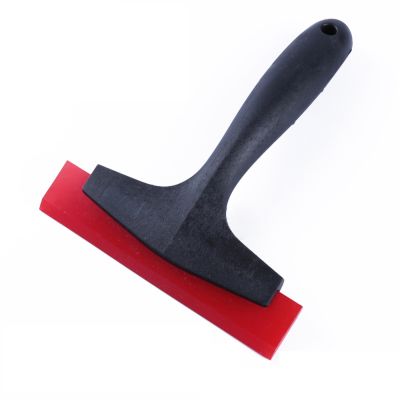 Qili HQ-06 Window Tint Rubber Squeegee Blade Handle Tool Red Scrapper Cleaner Scraper For Car Home Office