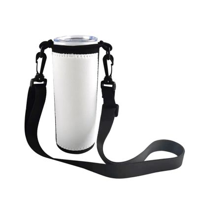 10pcs Neoprene Sublimation Blanks 20oz Skinny Straight Tumbler Sleeves with Shoulder Strap for DIY Custom Cup Holders