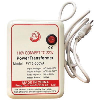 (500W) Voltage Converter from 110V to 220V, high Performance Step-up Transformer