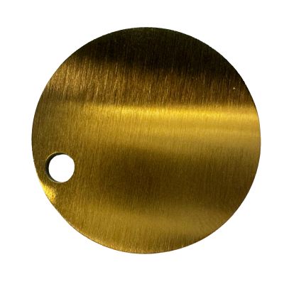 100pcs Round Blank Brass Tag Dog Tag Pendant for engraving (30mm x 1.8mm)