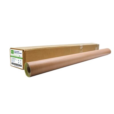 CALCA 36 in x 15 ft 5 Mil Heat Press Cover Sheet Self-Adhesive PTFE Coated Fiberglass Fabric