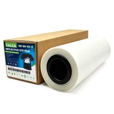 CALCA 13in Reflective DTF Film Roll,Cold Peel