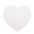 100pcs 6" Heart Ceramic Ornament