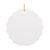 3" Round Ceramic Ornament with Big Gear