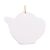 3" Teapot-shape Ceramic Ornament