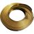 70mm(2.76") x 100m(328ft) (50m/roll 2Rolls/pack) Punched Mirror Gold Aluminum Trim Cap with PC & Foam (Channelume)