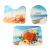 4 set Sublimation Blank Foot Pad Bathroom Set Seats Three-piece Bathtub Mat