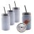 CALCA 50pcs Sublimation Blanks Mason Jar Tumbler with Lids and Straws Stainless Steel 17OZ White Double Wall Vacuum Insulated Mug