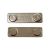 Metal Strong Magnetic Name ID Tag Badge Fastener Holder Card Tag, Silver