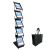 Portable Iron Folding Magazine Display Stand