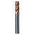 Universal 4-Edge AlCr Coated Carbide Milling Cutter