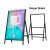 60*80cm Single/Double-Sided Outdoor Iron Snap Frame Board Sign Stand Board Poster Display Rack(only Stand)