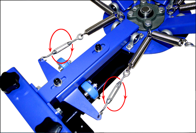 Desktop 4 Color 4 Station Screen Printing Press Machine