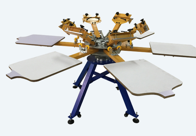 Screen Printing Machine Press T-shirt Printer Carousel
