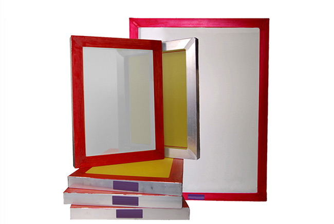 Aluminum Frame with 180 White Mesh Silk Screen Printing Screens