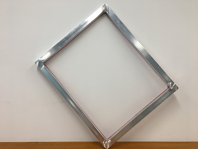 Aluminum Frame with 180 White Mesh Silk Screen Printing Screens