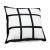 15.75" x 15.75" Sublimation Short Plush Photo Panel Pillow Covers with Black Back 10pcs