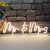 CALCA Warm White Mr&Mrs Neon Sign,Size- 23.5X 7.5inches