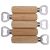 10 pcs Wooden Handle stainless steel Bottle Opener, Wooden Handle Beer Bottle Opener for Home, Kitchen, Bar, DIY Logo Engraved Gift