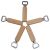 10 pcs Wooden Handle stainless steel Bottle Opener, Wooden Handle Beer Bottle Opener for Home, Kitchen, Bar, DIY Logo Engraved Gift