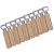10 pcs Wooden Handle stainless steel Bottle Opener, Wooden Handle Beer Bottle Opener for Home, Kitchen, Bar, DIY Logo Engraved Gift