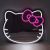 LED Neon KITTY Mirror