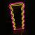 LED Neon Wave Mirror Light