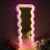 LED Neon Wave Mirror Light