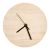 CALCA 20pcs 7.9" Sublimation Blank PlyWood Round Wall Clock Decor DIY Heat Transfer Press Printing 