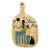 CALCA 20pcs Sublimation Irregular Oval PlyWood＆Bamboo Paddle Serving Board
