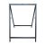 60*80cm Single/Double-Sided Outdoor Iron Snap Frame Board Sign Stand Board Poster Display Rack(only Stand)